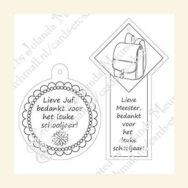 Bedankt Lieve Juf Kleurplaat