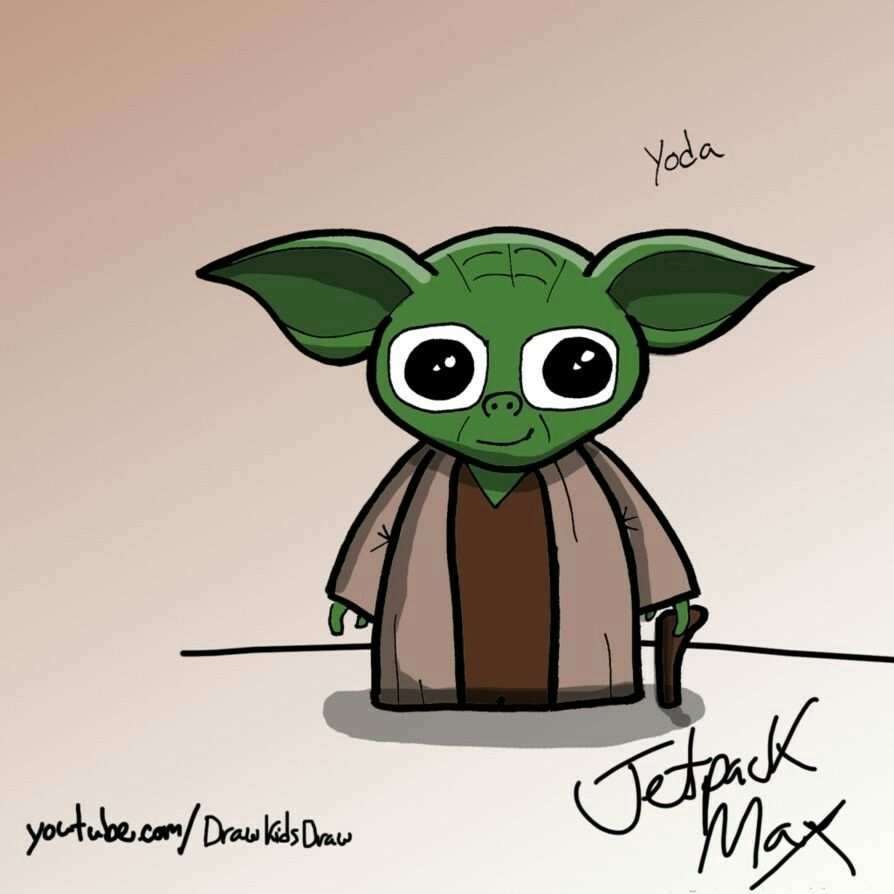 Tekenen Yoda Tekenen