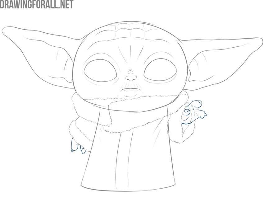 How To Draw Baby Yoda The Child In 2020 With Images Baby