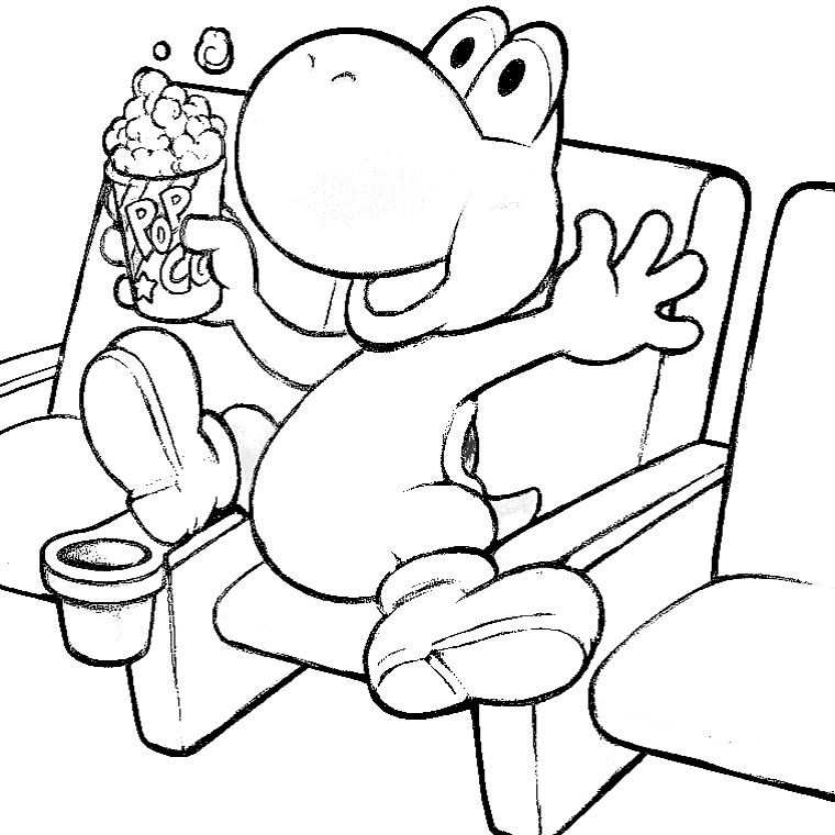 Free Printable Yoshi Coloring Pages For Kids Wenn Du Mal Buch