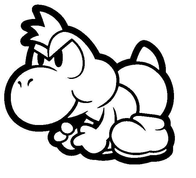 Baby Yoshi Coloring Pages Super Mario Coloring Pages