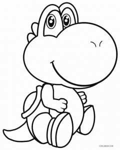 Yoshi Coloring Pages With Images Mario Coloring Pages Super