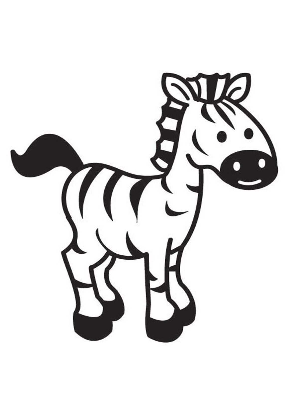 Zebra Coloring Pages To Print Zebra Coloring Pages Animal