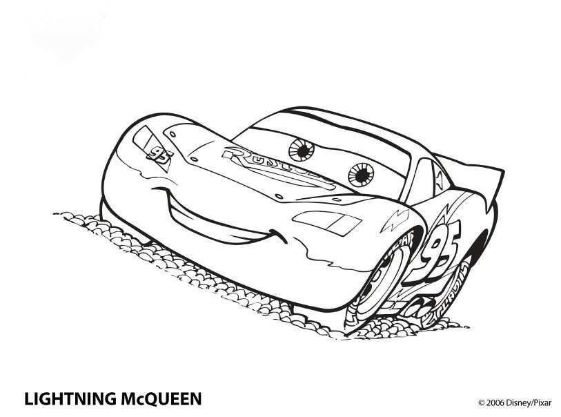 Free Printable Lightning Mcqueen Coloring Pages For Kids Disney