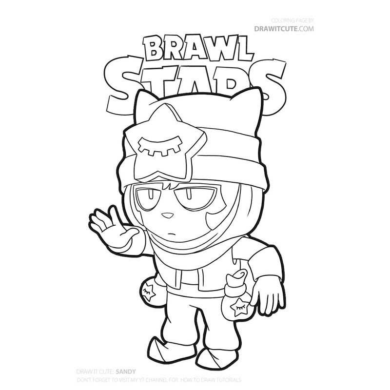 Brawl Stars Kleurplaat El Primo 2020