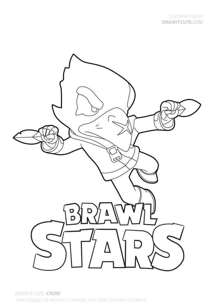 Brawl Stars Kleurplaat Phoenix Crow