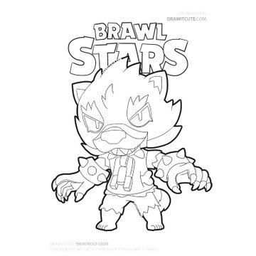 Brawlstars Brawl Stars Kleurplaat Max