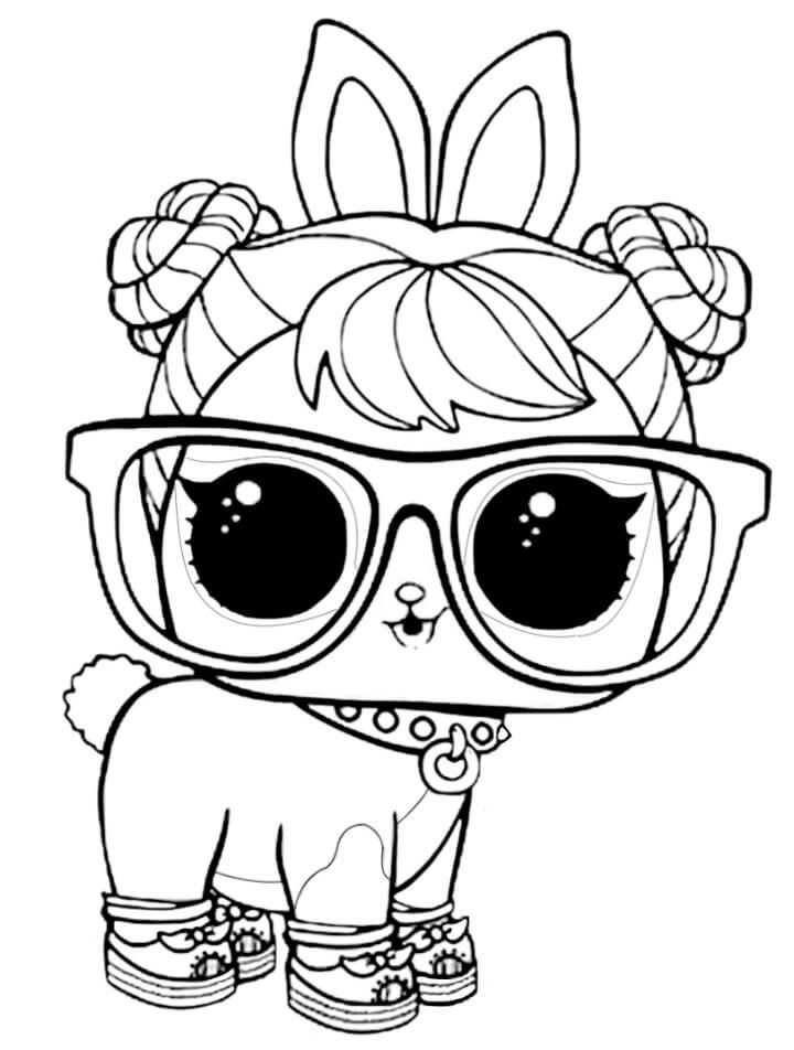 L O L Angel Wings Puppy Coloring Pages Cute Coloring Pages