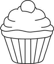 Cupcake Kleurplaat Google Zoeken Knutselen Thema Feest