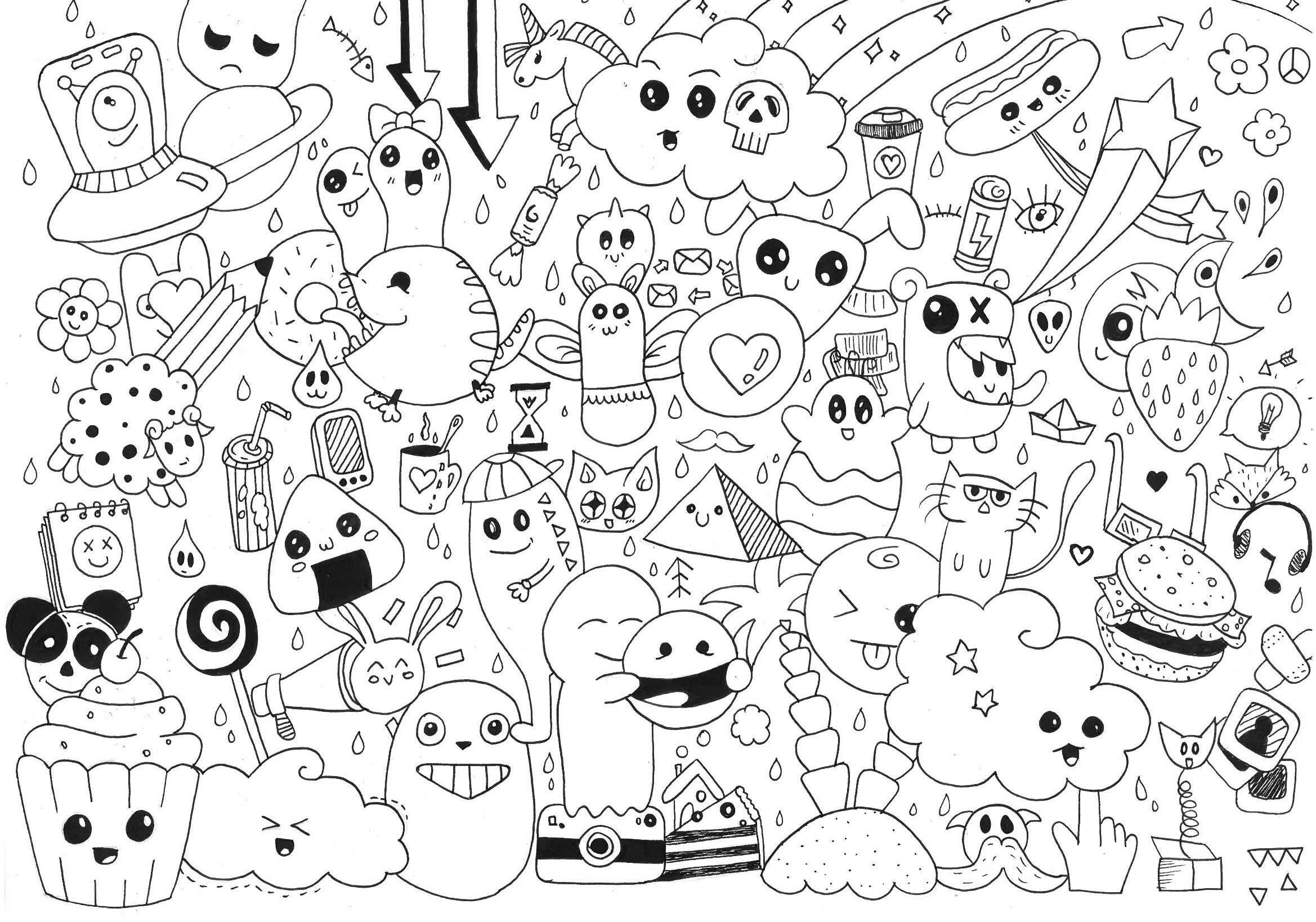 Coloring Pages Cute Food Fresh Kawaii Food Coloring Pages Mr Dong