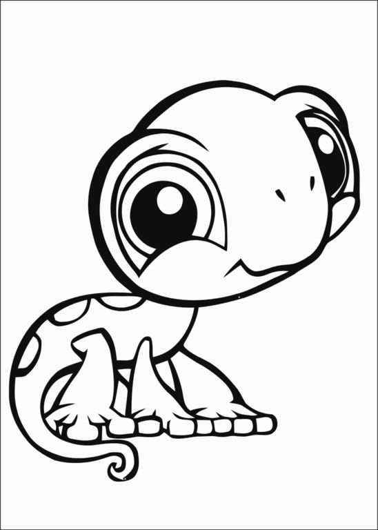 Cute Cartoon Animals Coloring Pages Clipart Best Clipart Best