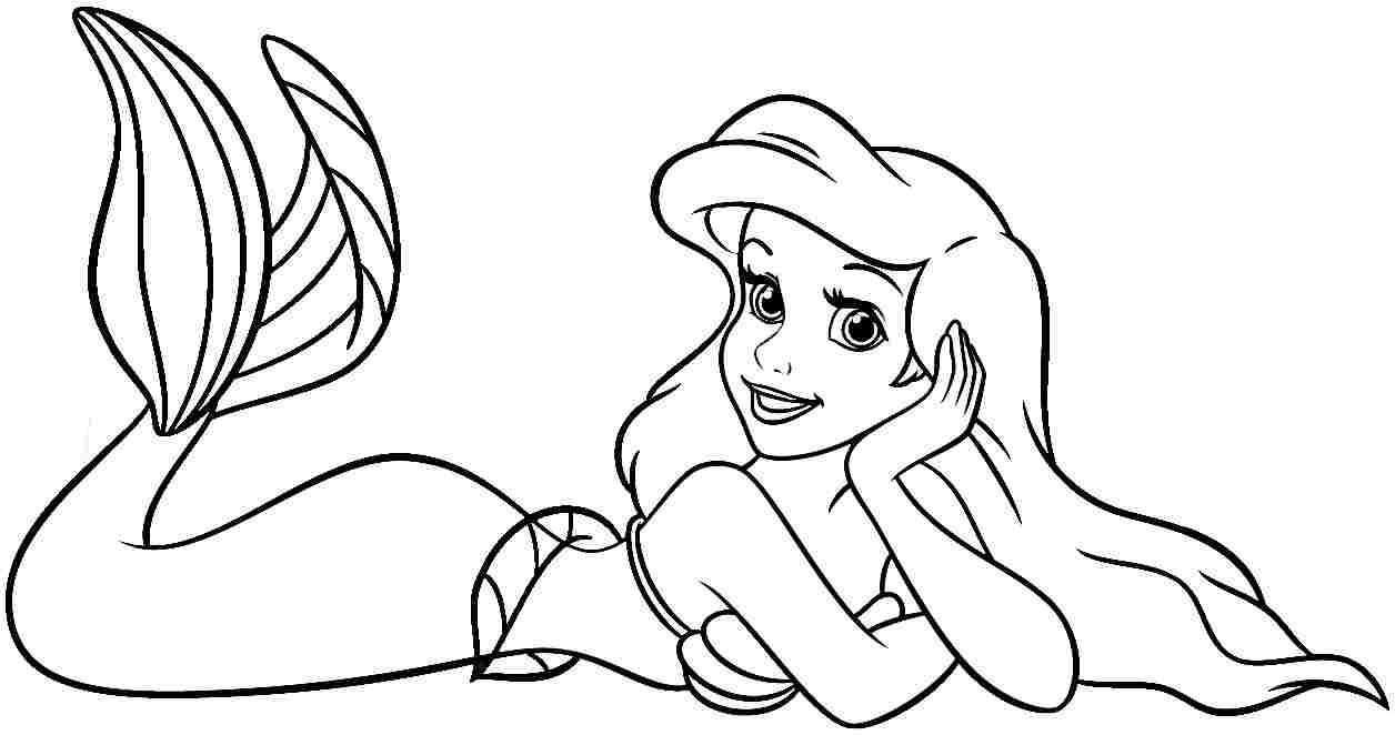 Cute Disney Princess Coloring Pages For Girls With Images