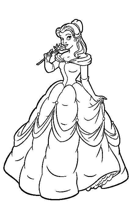 Princess Coloring Page Print Princess Pictures To Color At
