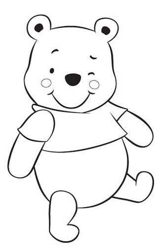 Pooh Kleurplaten Dieren Knutselen Quilt