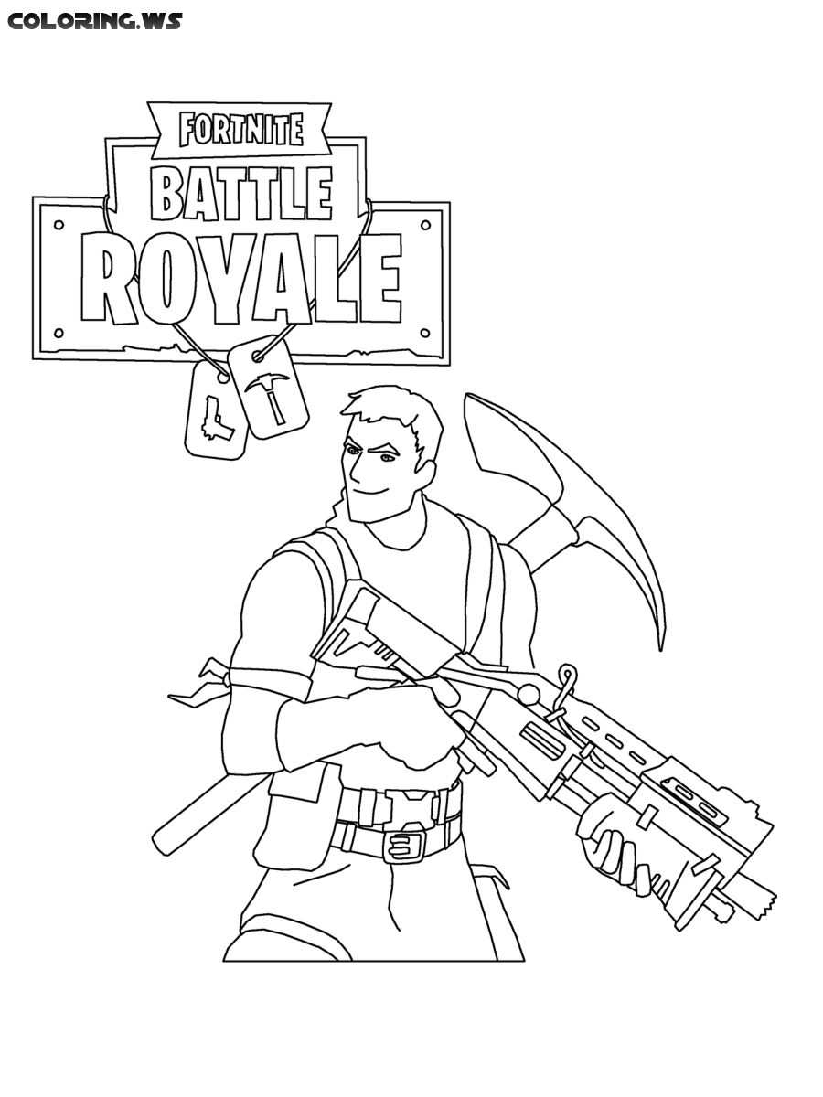 Pin On Fortnite Coloring Pages