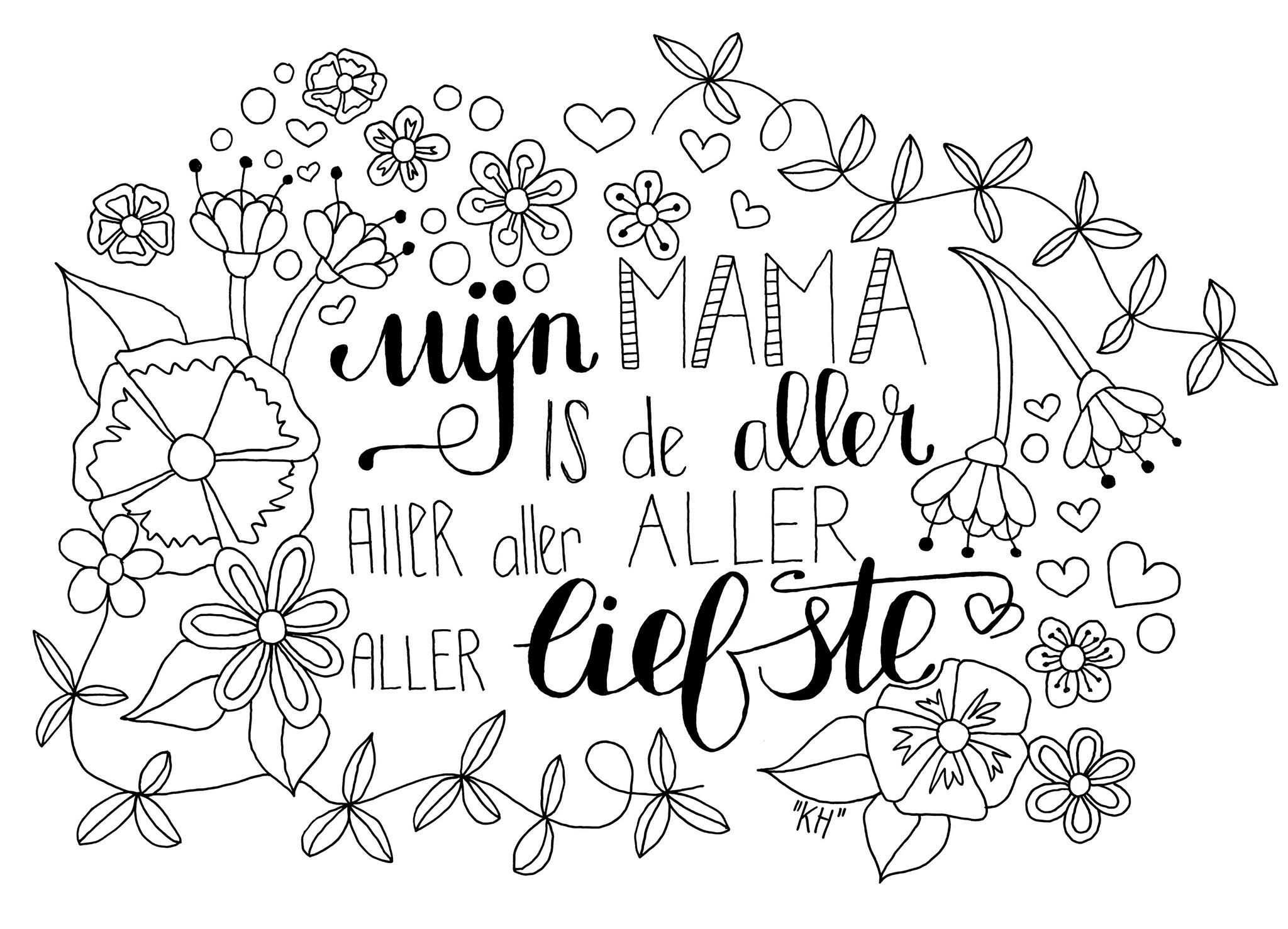 Lieve Mama Moederdag Moederdag Knutselen Baby En Vaderdag