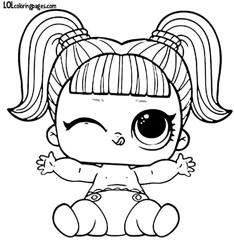 Lil Unicorn Lol Doll Coloring Page Com Imagens Desenhos Para