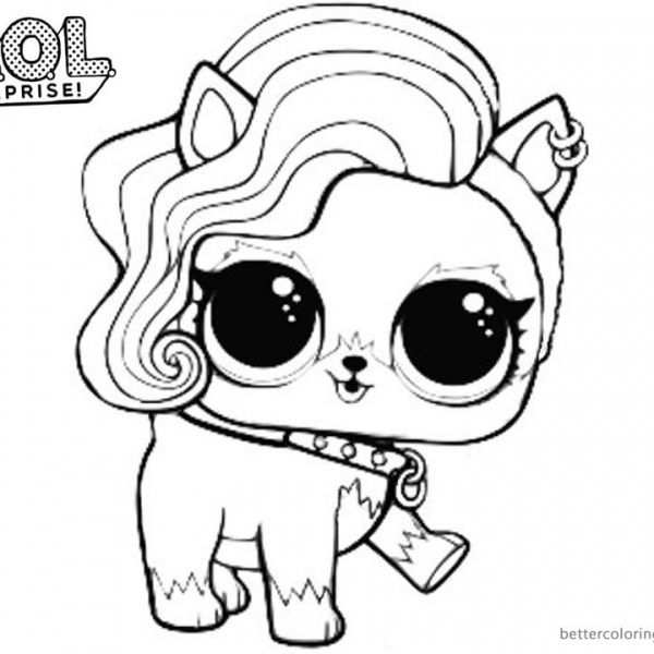 Angel Wings Eye Spy Lol Surprise Pets Coloring Page With Images