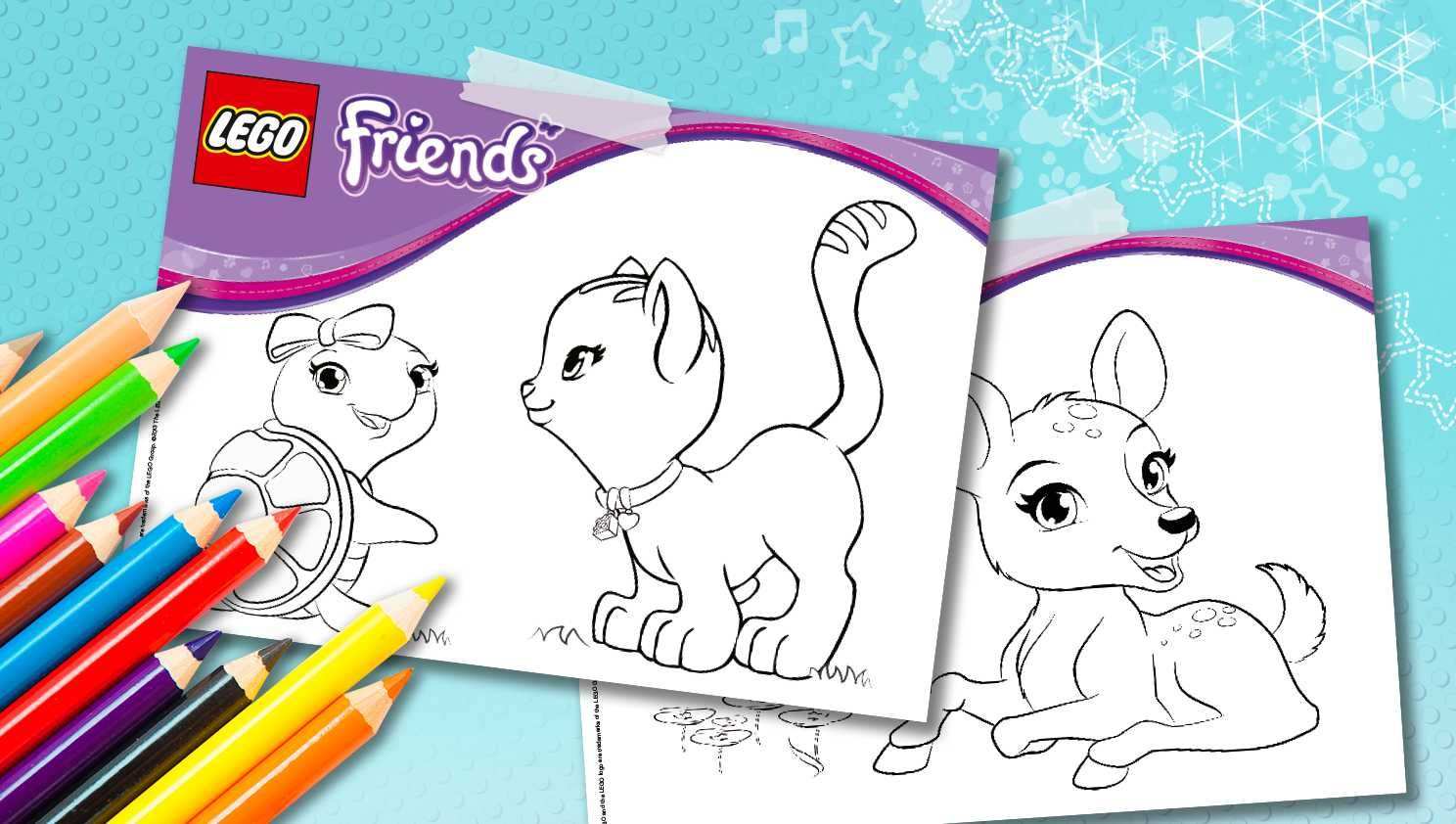 Download Cute Animal Coloring Sheets Downloads Activities