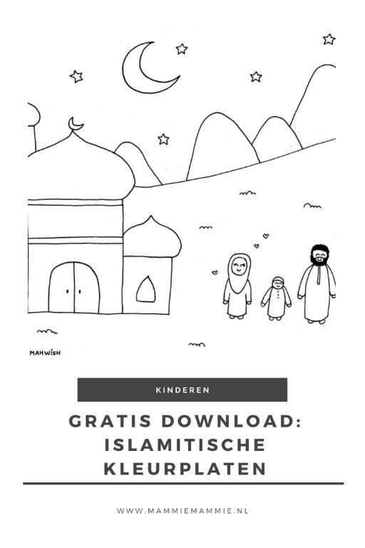 Leuke Kleurplaat Voor De Ramadan Kijk Op De Surfsleutel Voor De