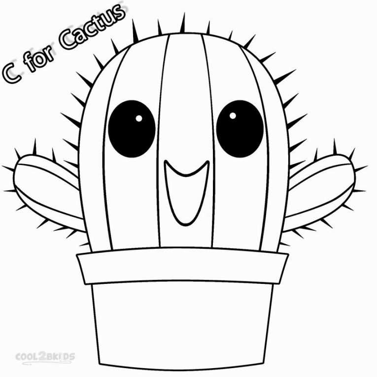 Cactus Coloring Pages With Images Coloring Pages Cactus