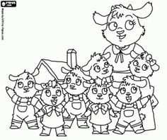 Kleurplaten 7 Geitjes Coloring Pages Coloring For Kids Free
