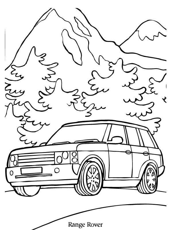 Print Range Rover Kleurplaat Coloring Pages Coloring For Kids
