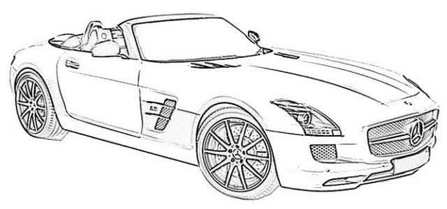 The 10 Most Awesome Convertible Coloring Pages For Car Lovers Auto S