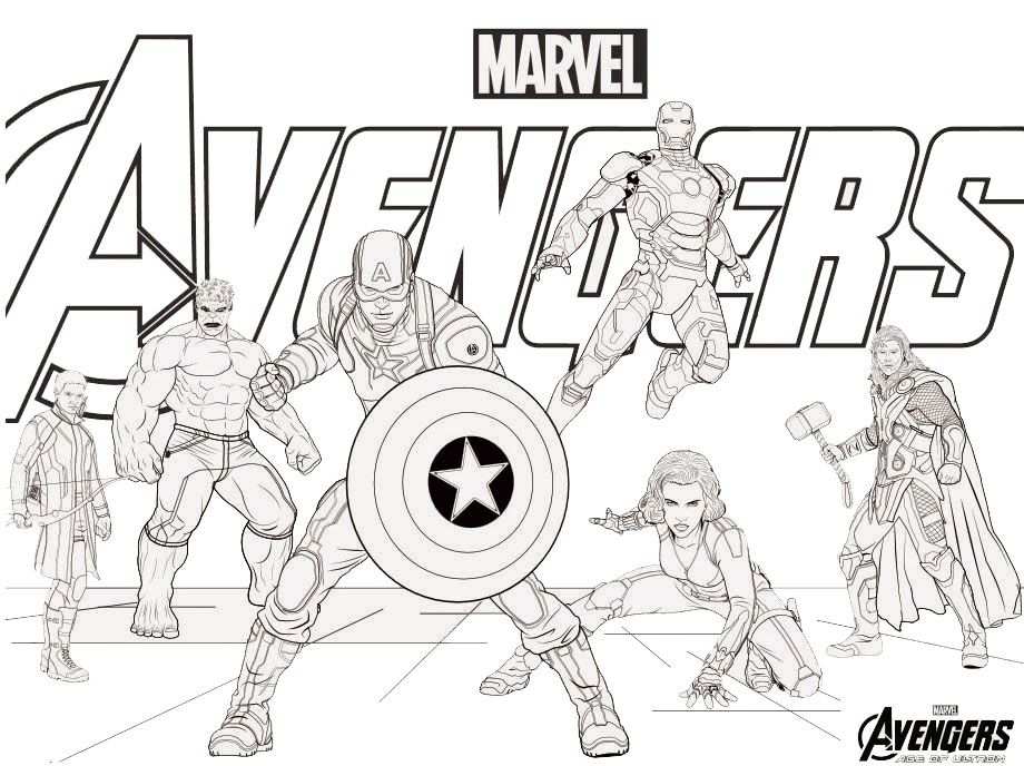Marvel Comics Avengers Coloring Pages Di 2020 Dengan Gambar