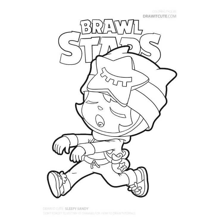 Kleurplaat Brawl Stars Crow Skins