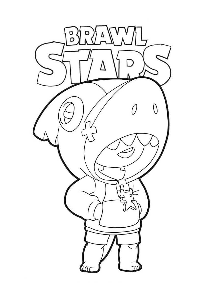 Shark Leon In 2020 With Images Star Coloring Pages