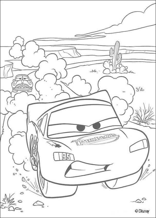 Cars Colouring In Pages With Images Cartoon Coloring Pages