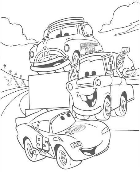 Free Disney Cars Coloring Pages Omaľovanky