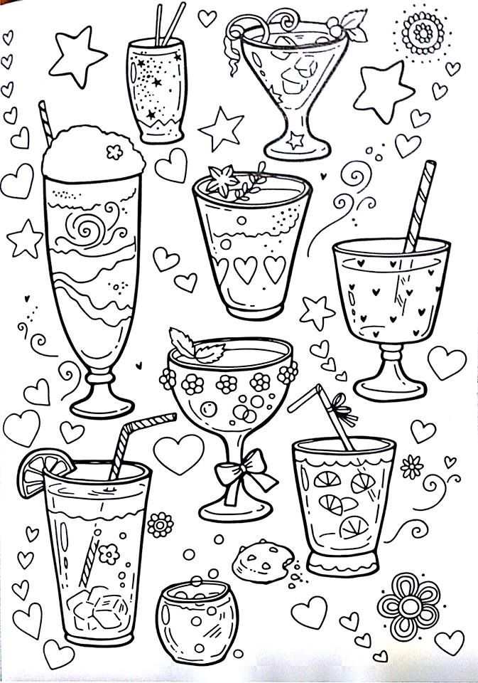 Stock Vector Tea Pots Tea Cup Drawing Doodles
