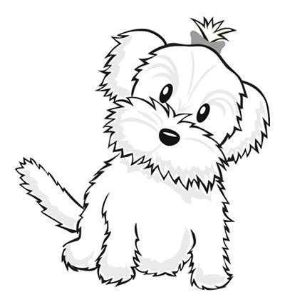 Dog Color Pages Printable Cute Dog Coloring Pages For Preschool