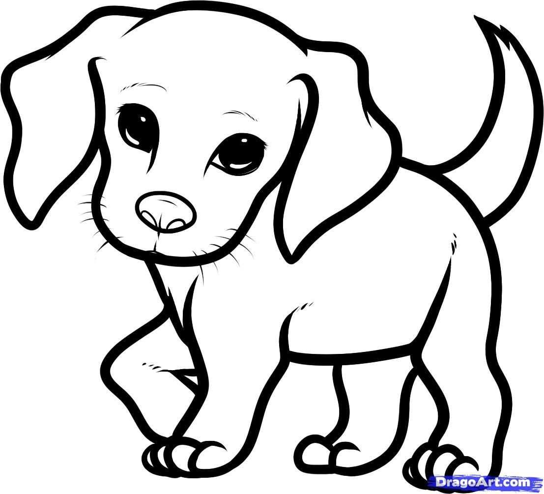 How You Draw A Cute Dog How To Draw A Beagle Puppy Beagle Puppy