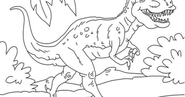 Kleurplaat Dinosaurus Tyrannosaurus Rex Kleurplaten