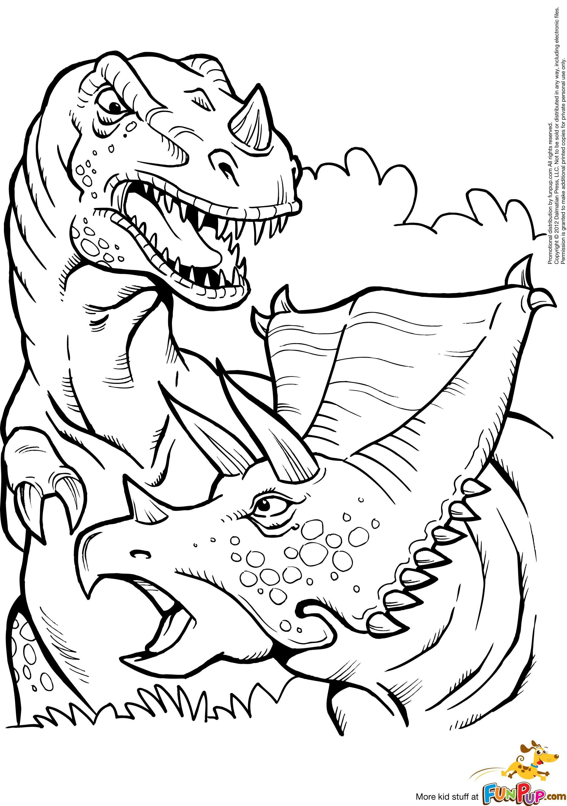 T Rex And Triceratops 0 00 Dinosaur Coloring Pages Dinosaur