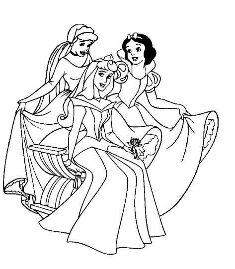 Kleurplaat With Images Disney Princess Coloring Pages