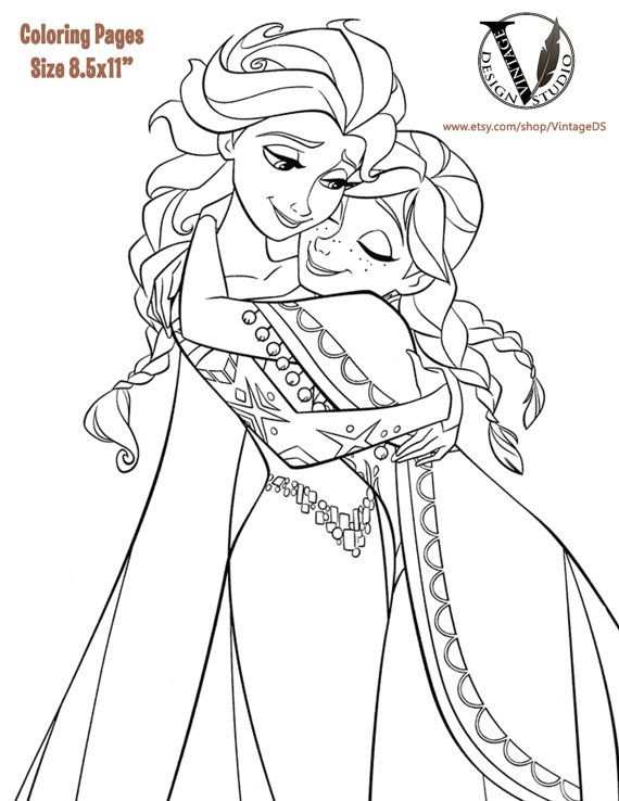 Disney Frozen Coloring Pages 28 Pages Game Games Birthday