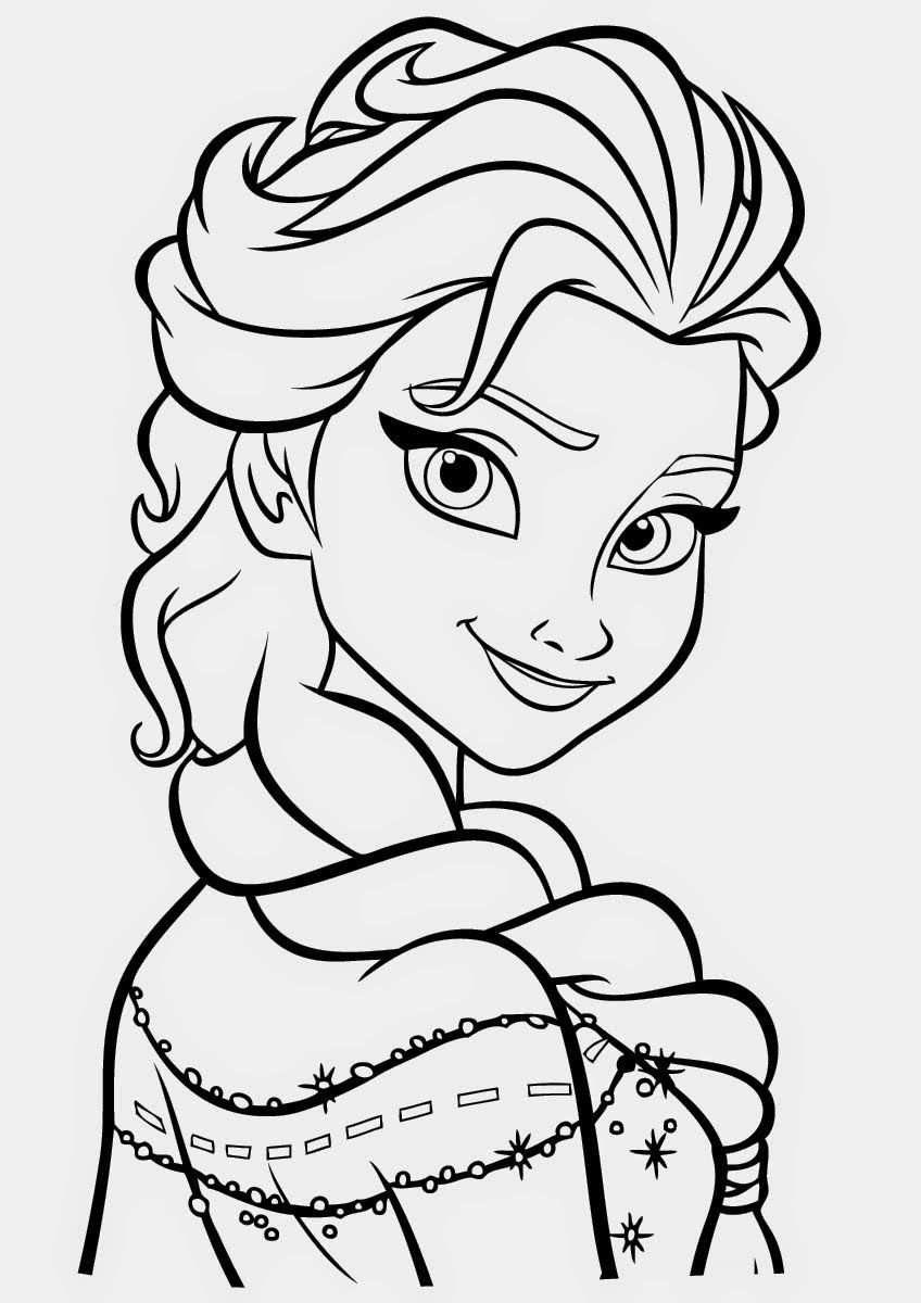 Frozen Elsa Anna Coloring Pages Frozen Elsa Anna Coloring Pages