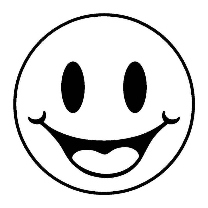 Smiley Emoji Tattoo Coloring Pages