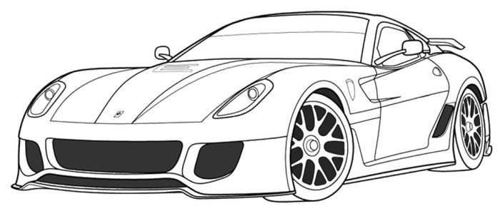 Awesome Old Classic Cars Coloring Pictures And Pages To Print Out