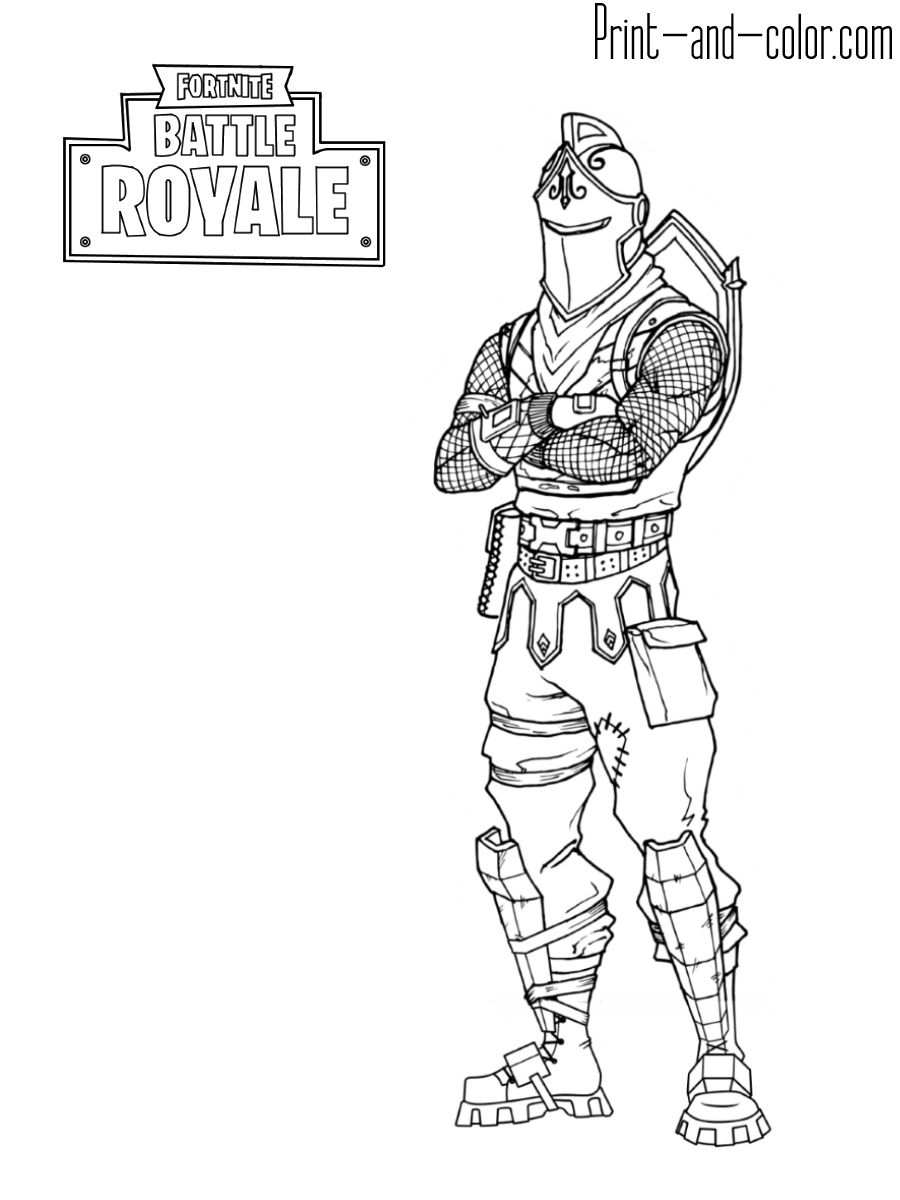 25 Fortnite Coloring Pages Black Knight With Images Coloring