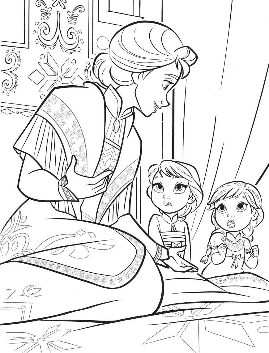 Frozen 2 Elsa And Anna Coloring Pages In 2020 With Images Elsa
