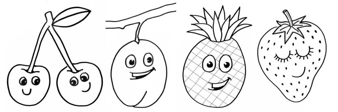 Kleurplaten Fruit Kleurplaten Fruit Creatief