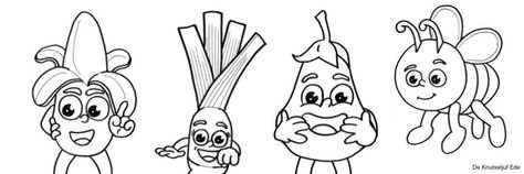 Kleurplaat Ananas Kleurplaten Ananas Knutselen Ananas Tekening