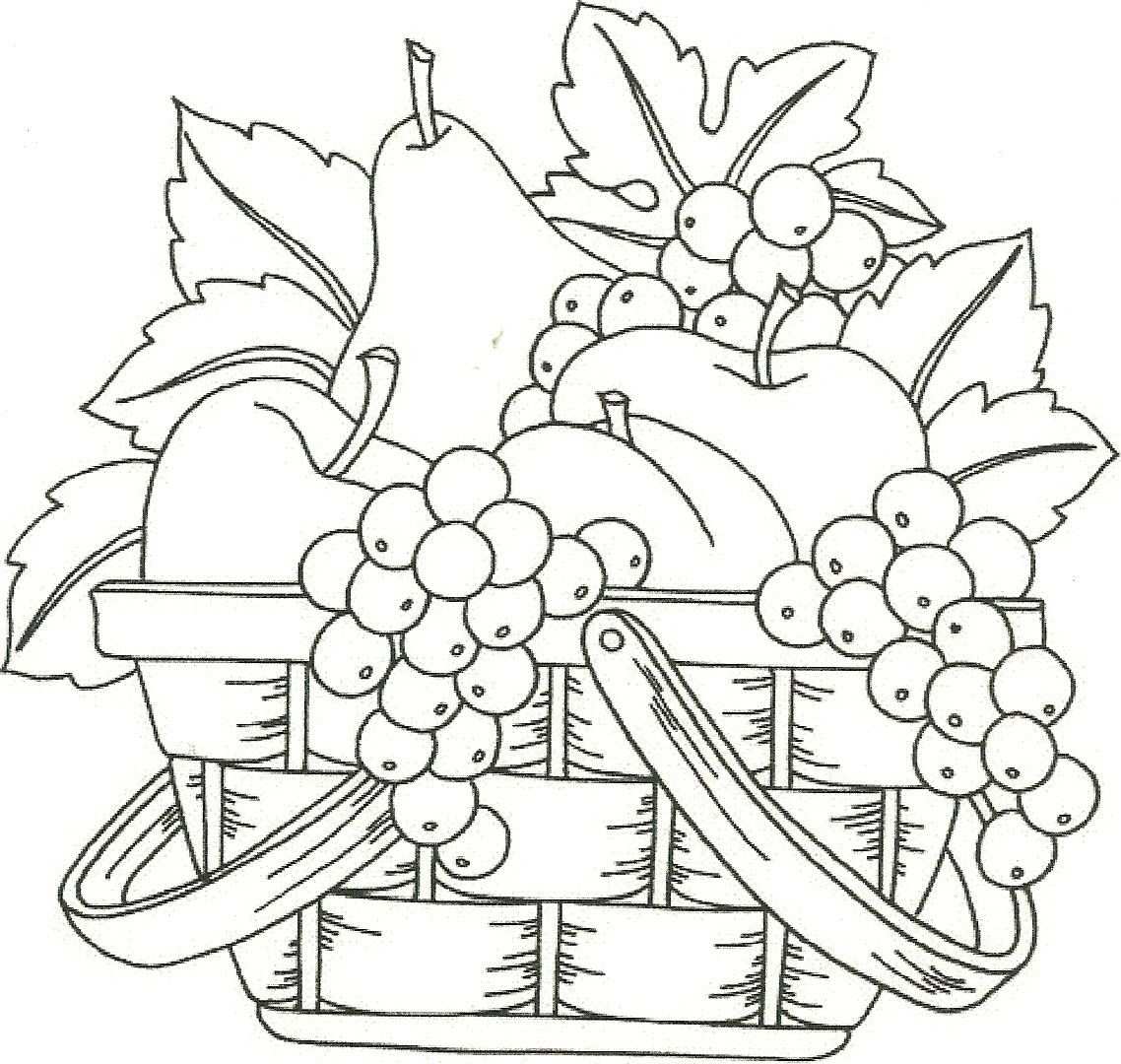 Teken Zelf Het Fruit Paasmanden Pasen Kleurplaten