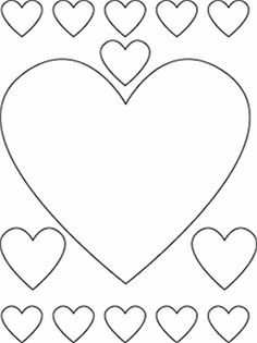 Kleurplaat Hart Valentijn Moederdag Vaderdag Moederdag