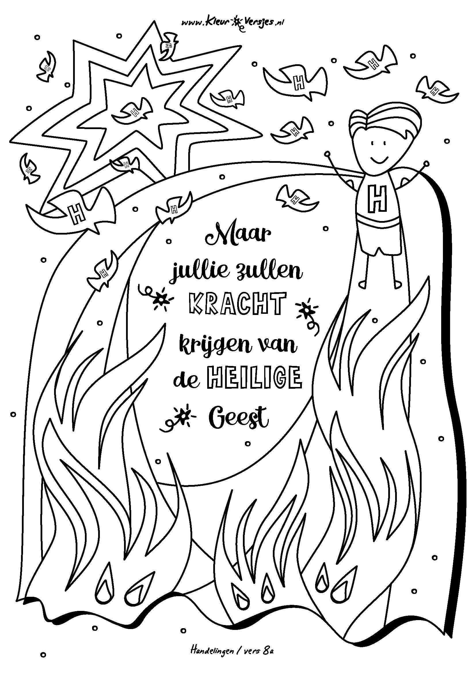 Wederkomst Of Hemelvaart Met Afbeeldingen Bijbel Kleurplaten